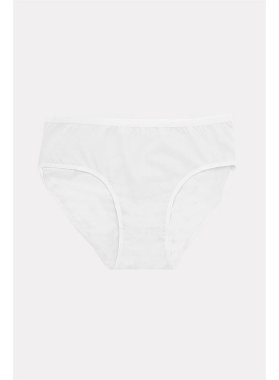 Büyük Beden Pamuklu Siyah Beyaz Ten Rengi 3'lü Külot