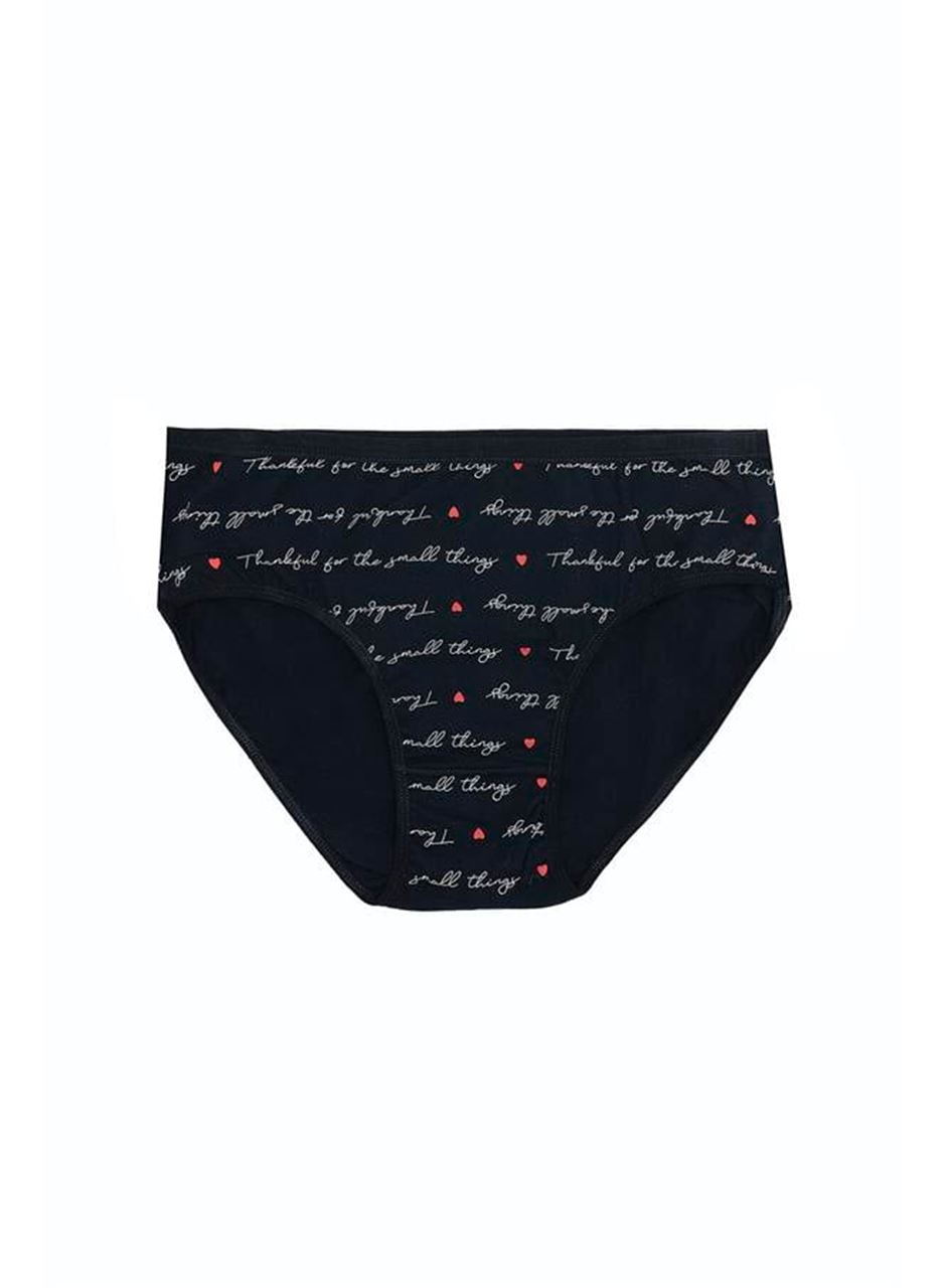 Büyük Beden Pamuklu Likralı Karışık Renkli 3'lü Külot