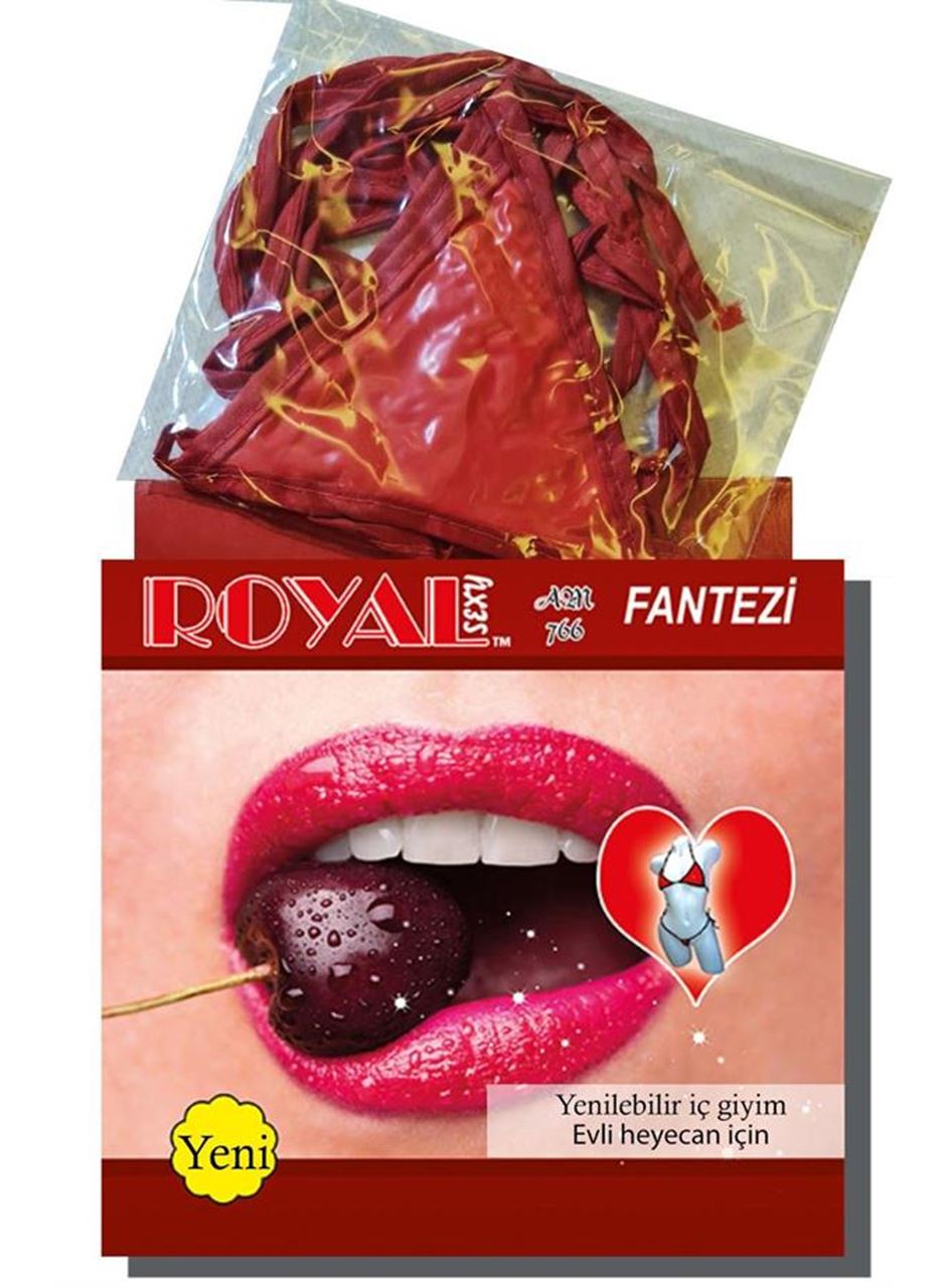 Fantezi Tüketilebilen Yenilebilir Kiraz Aromalı İç Çamaşırı Takımı