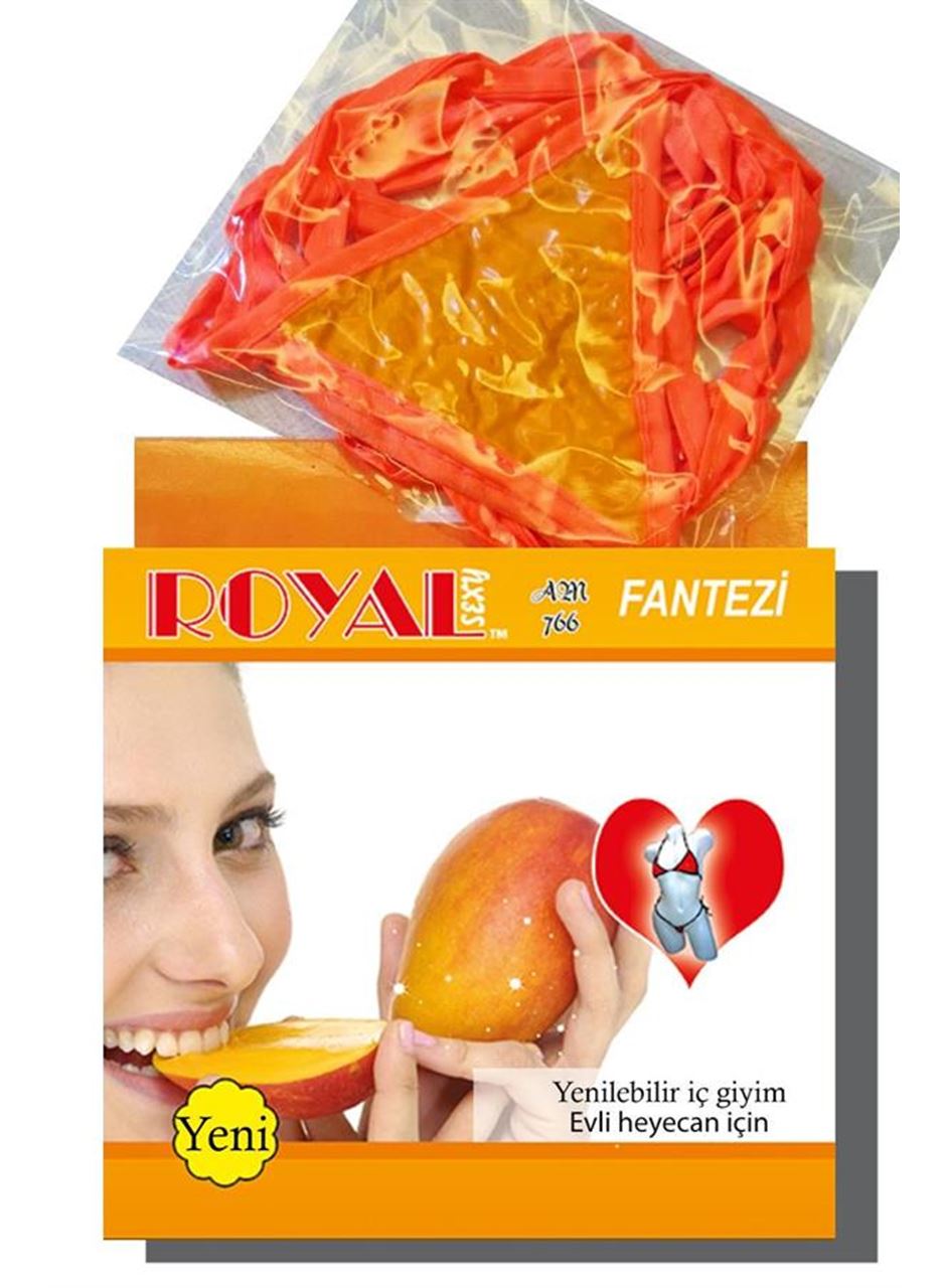 Fantezi Tüketilebilen Yenilebilir Mango Aromalı İç Çamaşırı Takımı