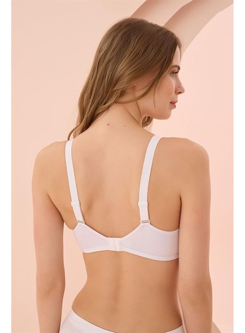 Beyaz Dikişsiz Emzirme Sütyeni