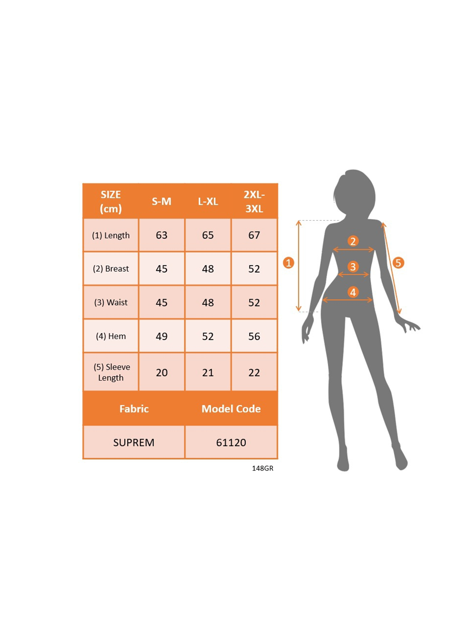 Kadın Kısa Kollu V Yakalı çiçek Baskılı Süprem Bluz