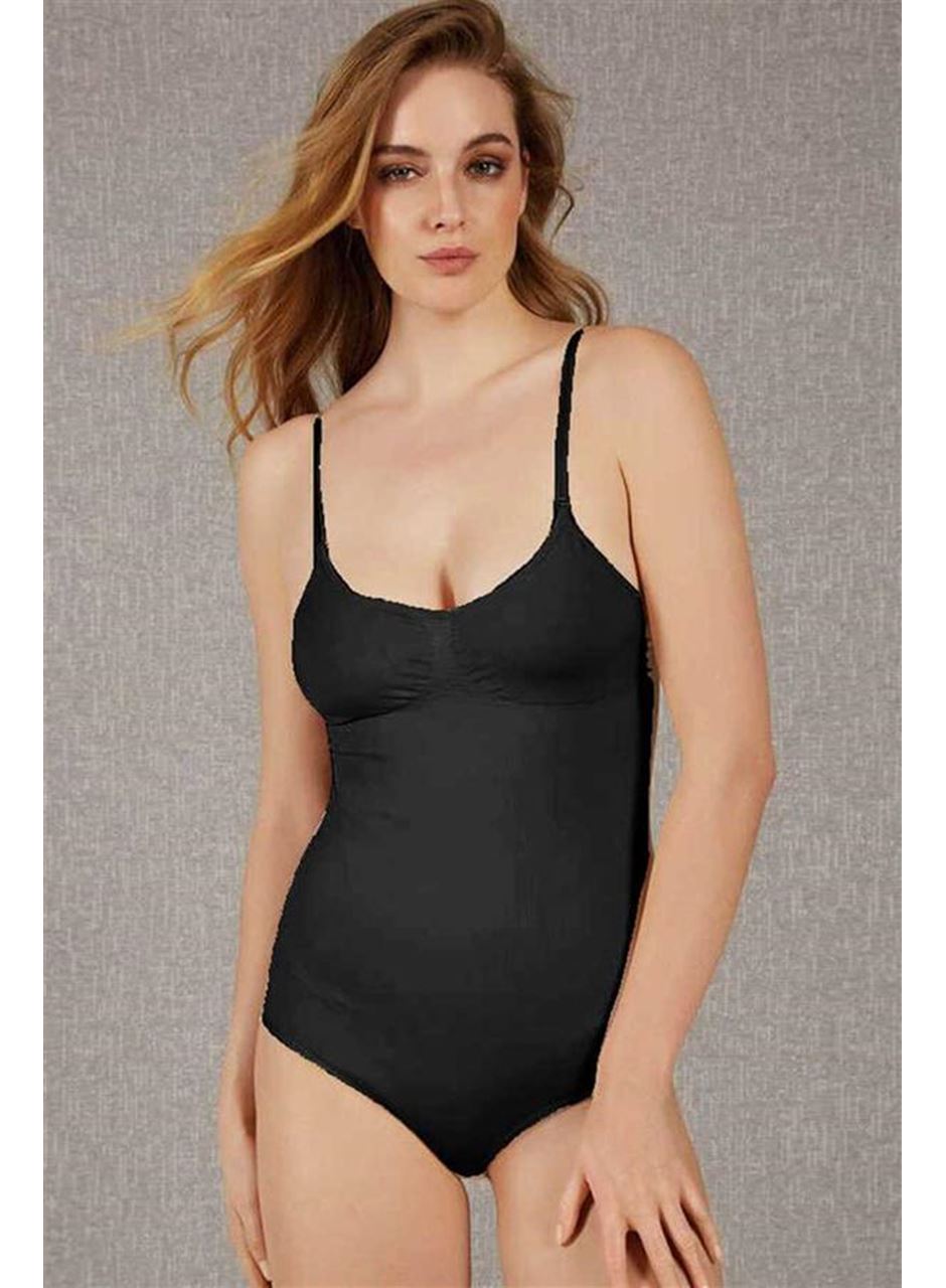 Toparlayıcı Vücut İnceltici Dikişsiz Altı Kancalı Badi Korse