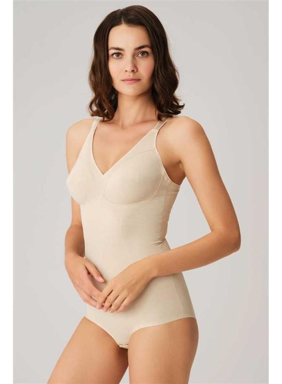 Toparlayıcı Vücut İnceltici Dikişli Alttan Kancalı Sıkı Badi Korse