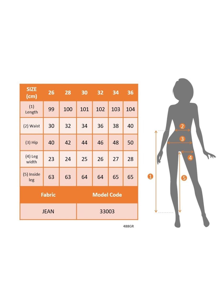 Kadın Yüksek Bel Düğmeli Yırtık Kot Pantolon