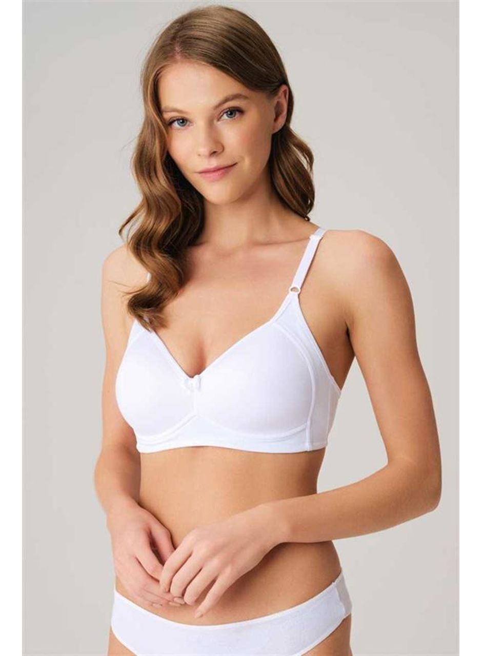 Kadın Balensiz Desteksiz Dolgusuz Toparlayıcı Yumuşak Süngerli Günlük Klasik Küçültücü Sütyen (3419)