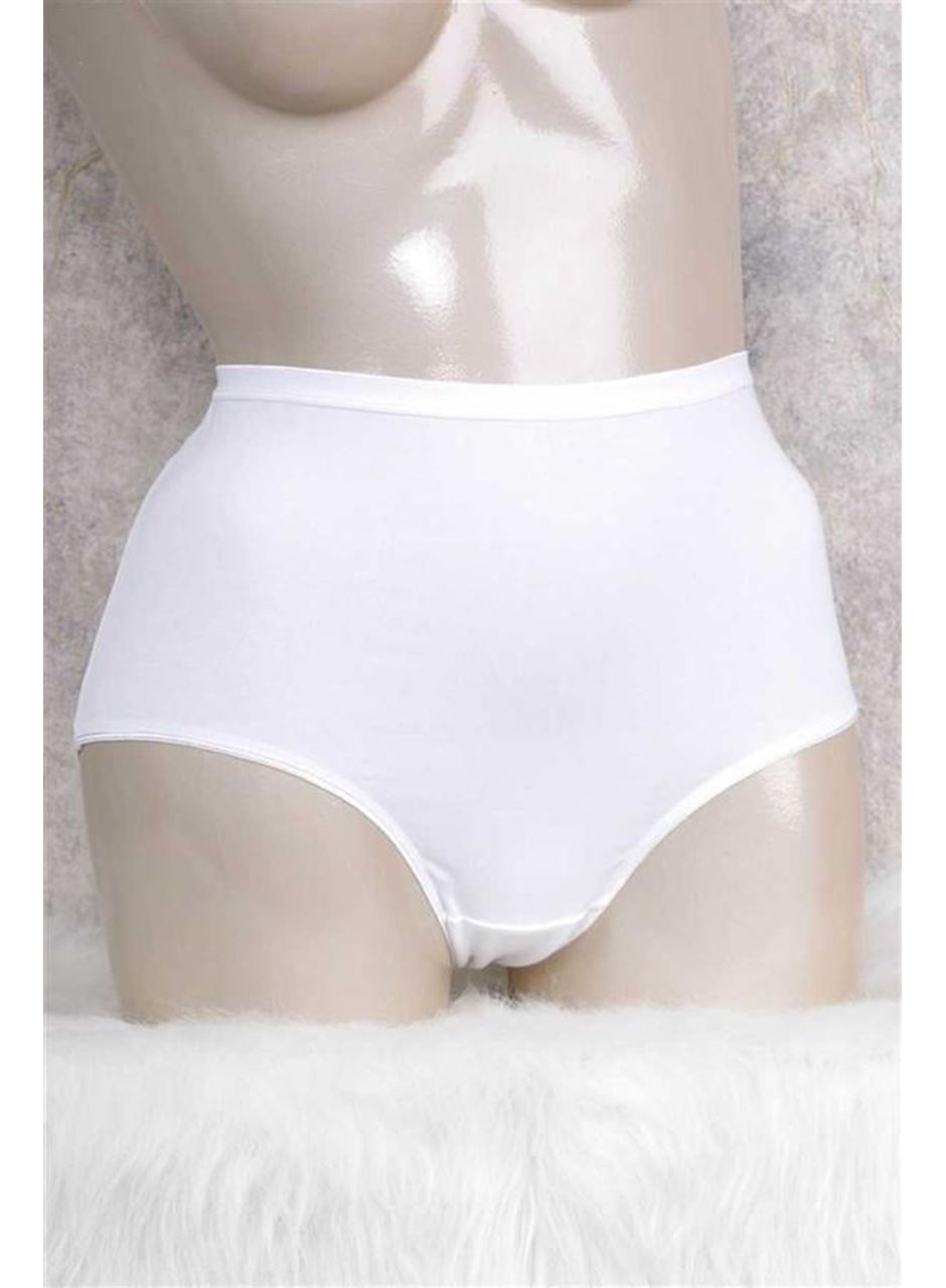 Kadın Pamuklu Yüksek Bel Geniş Bel Lastikli Külot (2678)