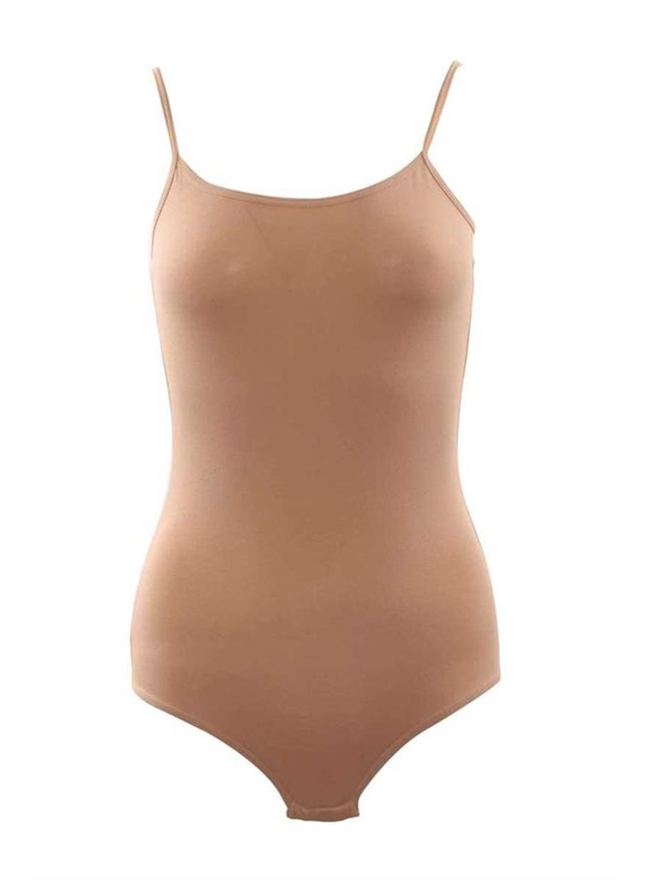 Kadın Pamuklu Alttan Çıtçıtlı İp Askılı Badi (5713)