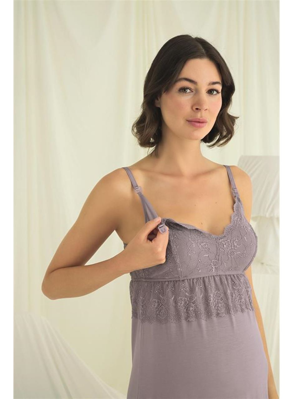 Dantelli Hamile Lohusa Sabahlık Takımı