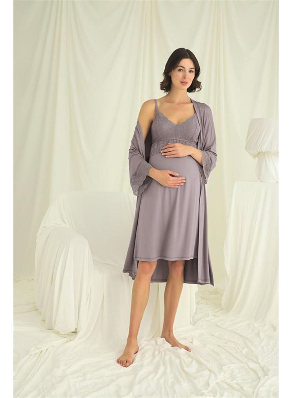 Dantelli Hamile Lohusa Sabahlık Takımı