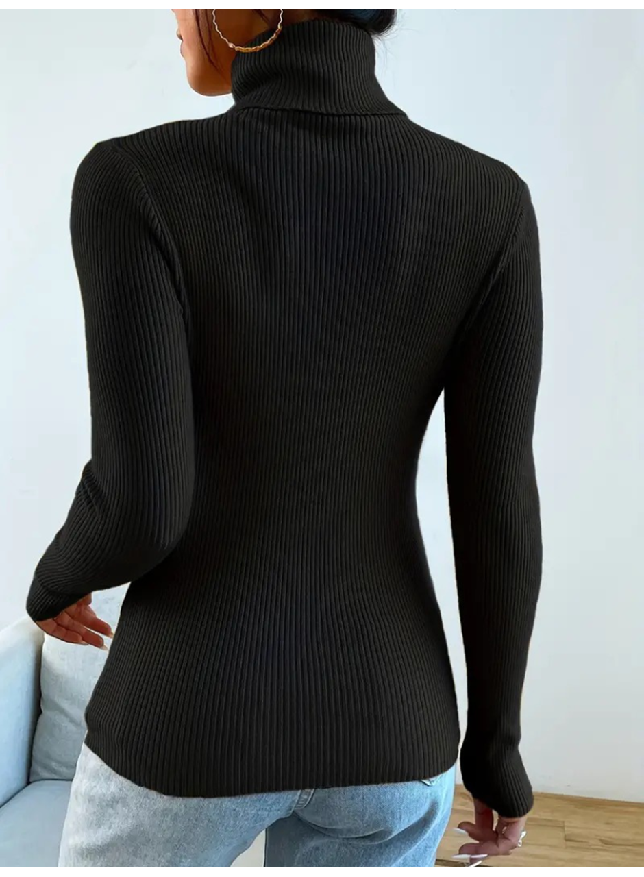 Kadın Uzun Kollu Balıkçı Yaka Kaşkorse Bluz