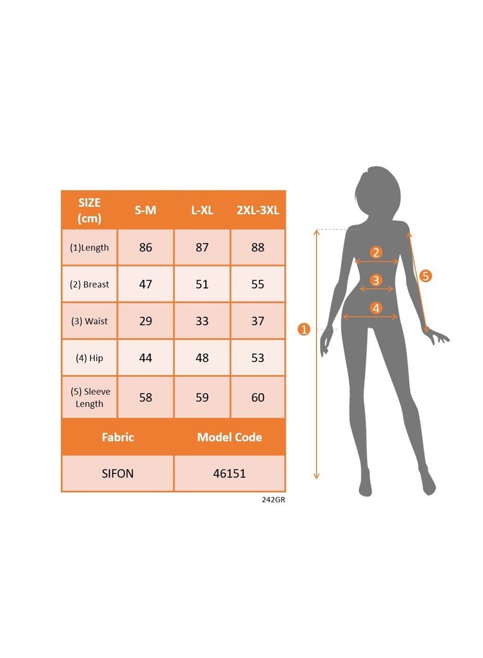 Kadın Uzun Kollu Kruvaze Yaka Kemersiz ışıltılı Astarlı Mini şifon Elbise