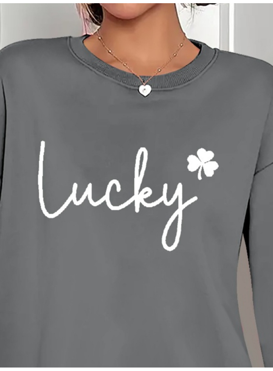 Kadın Uzun Kollu Bisiklet Yaka Viskon Iki Iplik Bluz