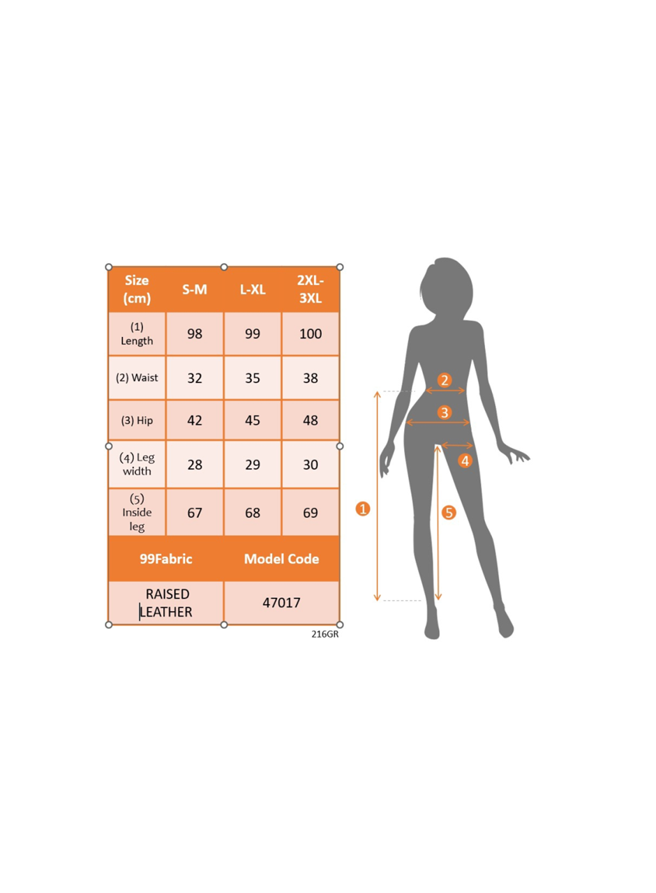 Kadın Yüksek Bel Toparlayacı Içi şardonlu Tam Kalıp Deri Tayt