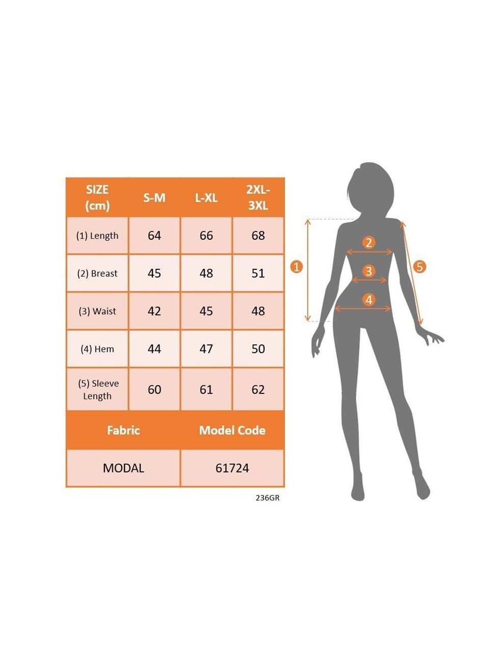Kadın Uzun Kollu V Yakalı çiçek Desenli Modal Bluz