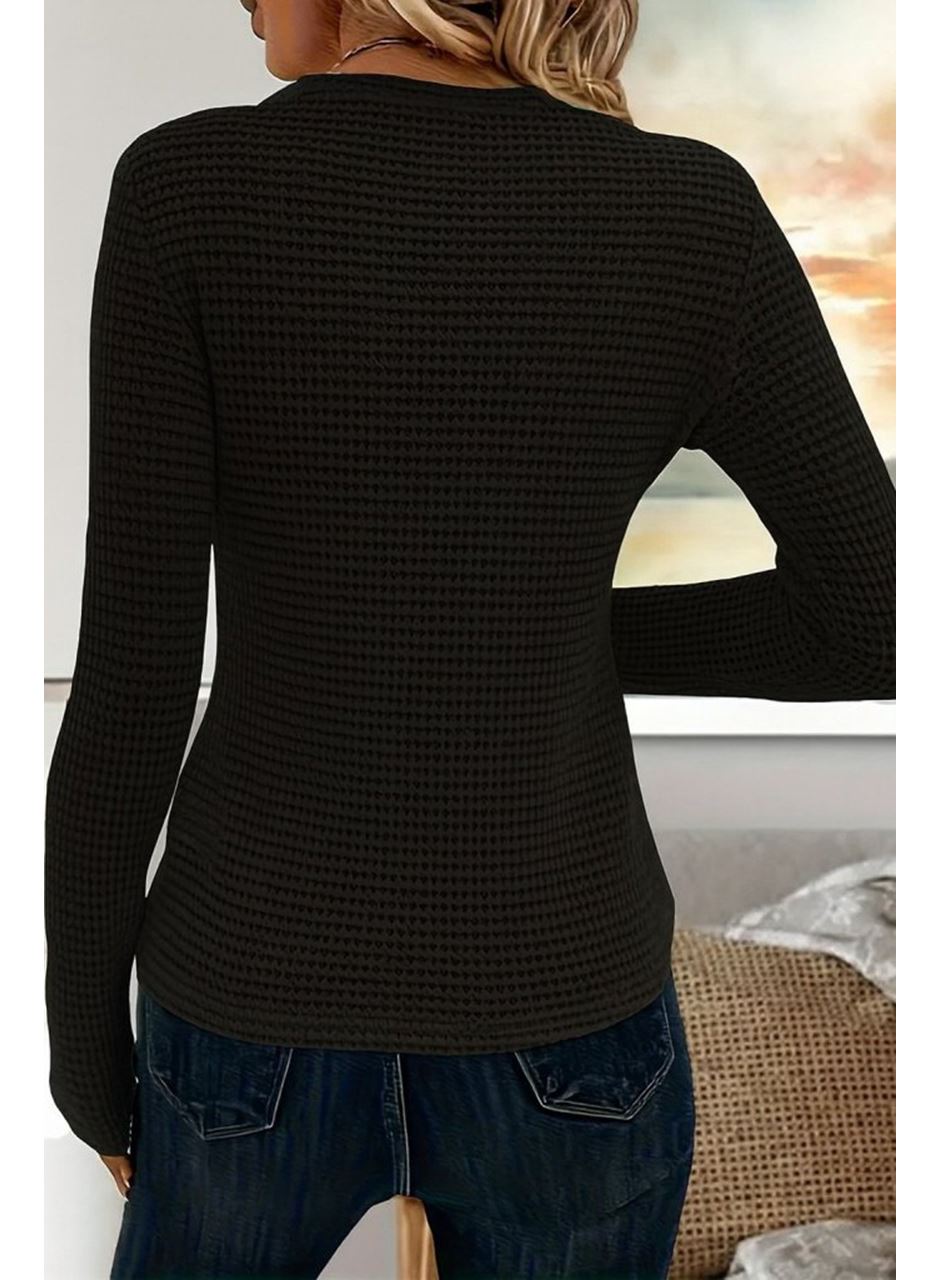 Kadın Uzun Kollu Bisiklet Yaka Triko Kazak