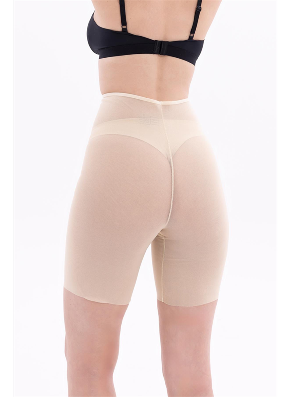 Ten MI EMAY 2705 Lazer Tül Toparlayıcı Paçalı Boxer Hayalet Korse