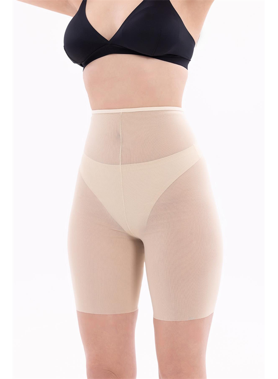 Ten MI EMAY 2705 Lazer Tül Toparlayıcı Paçalı Boxer Hayalet Korse