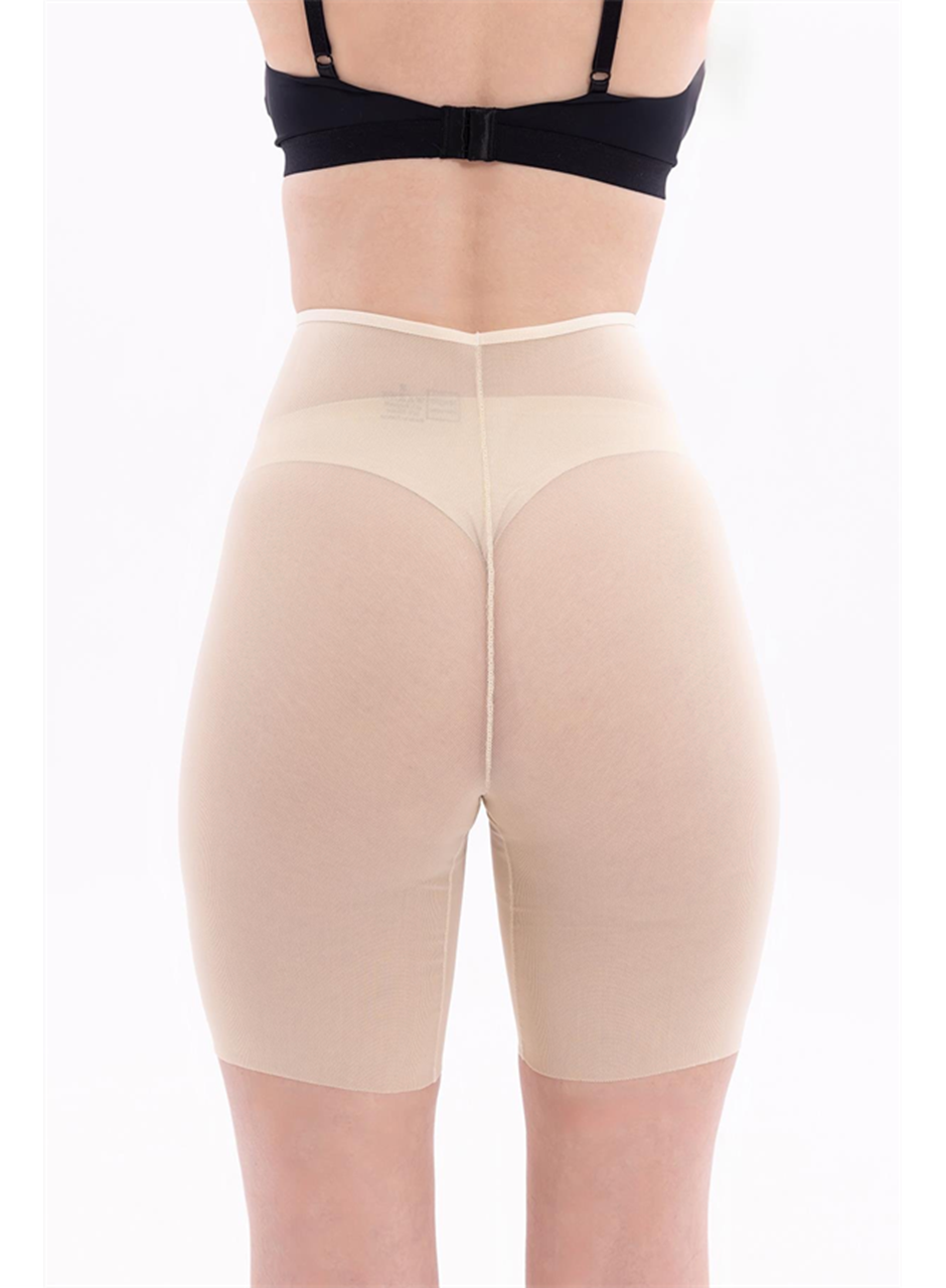 Ten MI EMAY 2705 Lazer Tül Toparlayıcı Paçalı Boxer Hayalet Korse