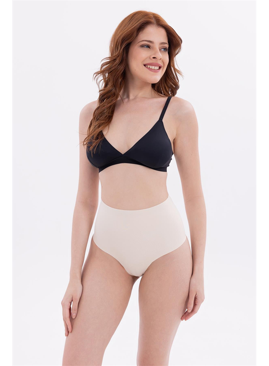 Ten MI EMAY 2704 Lazer Kesim Yüksek Bel Hayalet Külot