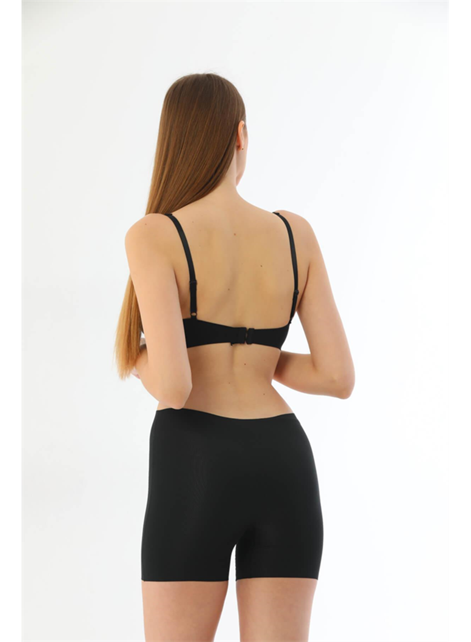 Siyah MI 2703 Lazer Kesim İz Yapmaz Hayalet Boxer