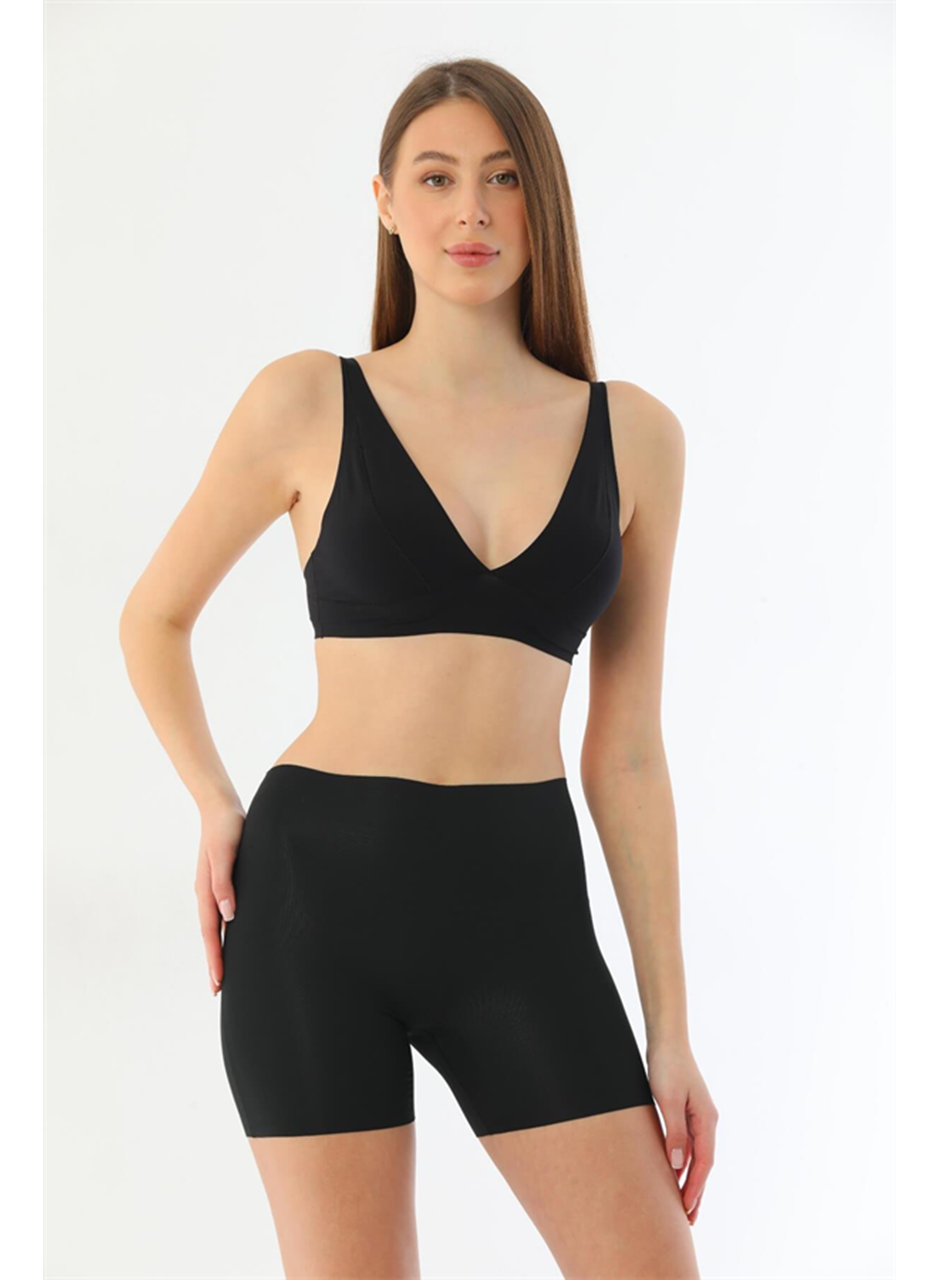 Siyah MI 2703 Lazer Kesim İz Yapmaz Hayalet Boxer