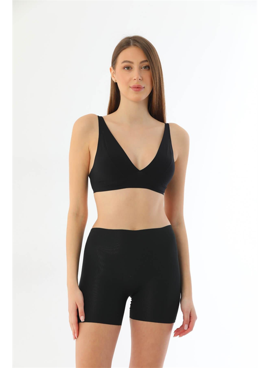 Siyah MI 2703 Lazer Kesim İz Yapmaz Hayalet Boxer