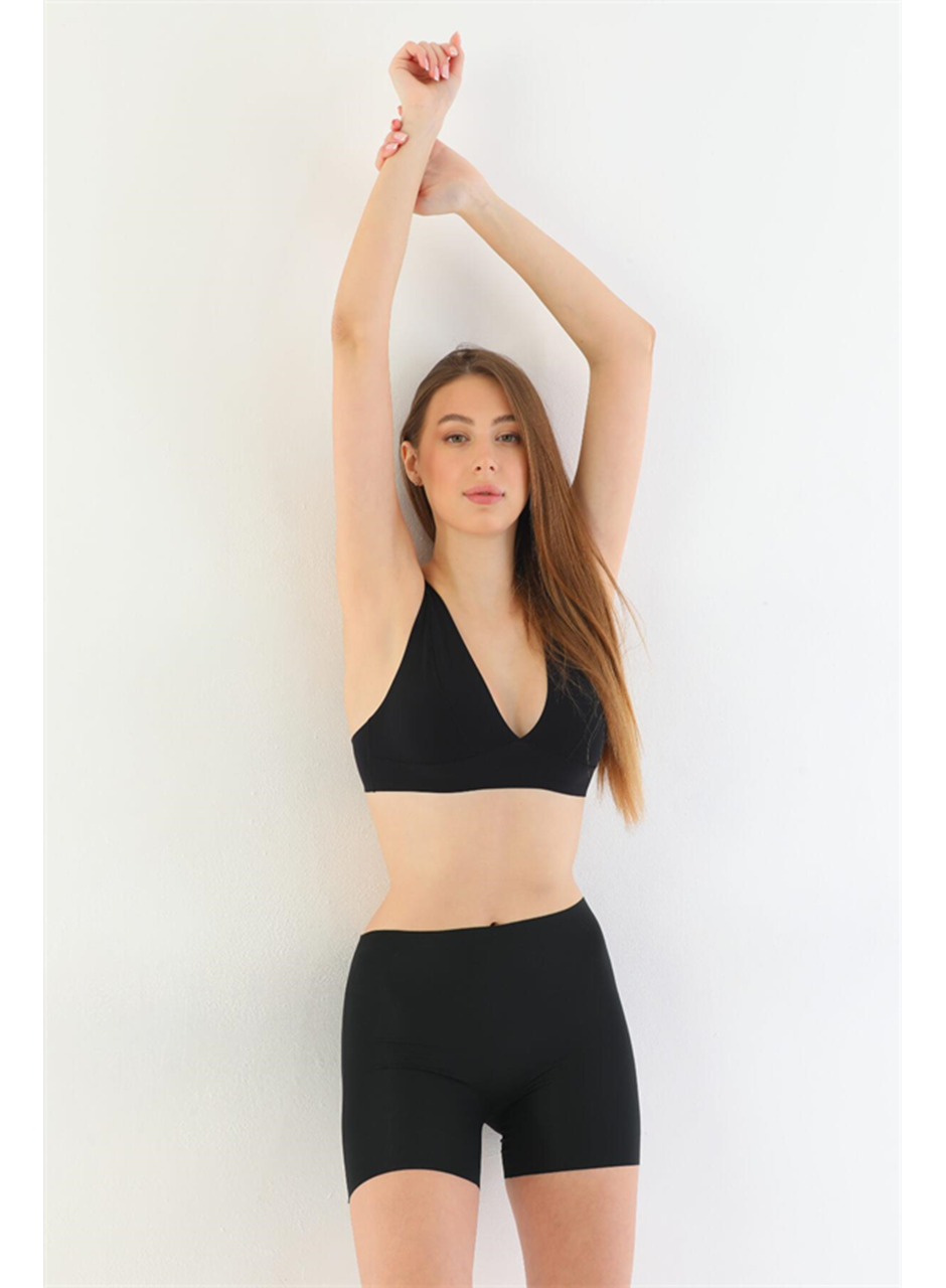 Siyah MI 2703 Lazer Kesim İz Yapmaz Hayalet Boxer