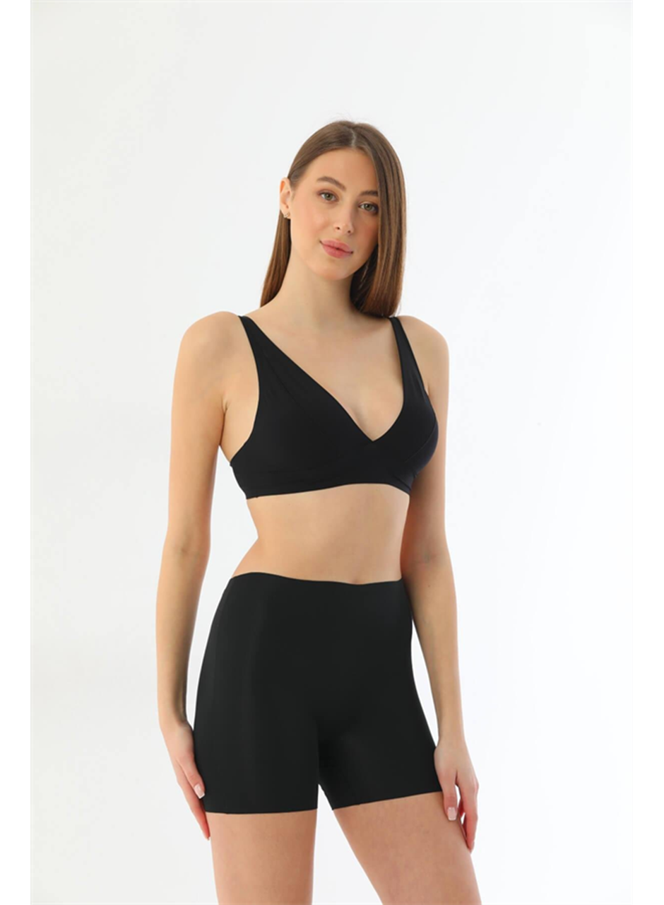 Siyah MI 2703 Lazer Kesim İz Yapmaz Hayalet Boxer