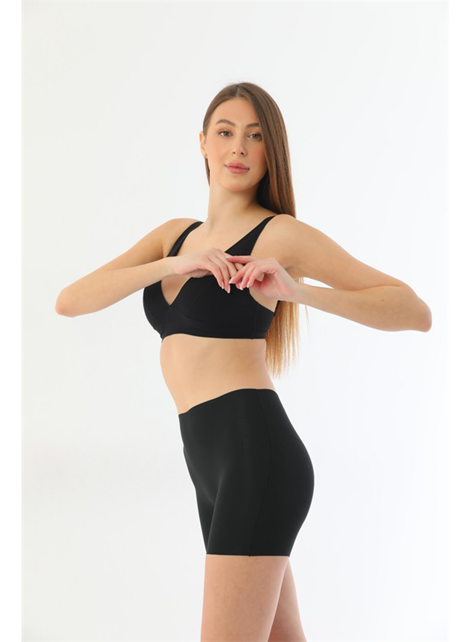 Siyah MI 2703 Lazer Kesim İz Yapmaz Hayalet Boxer