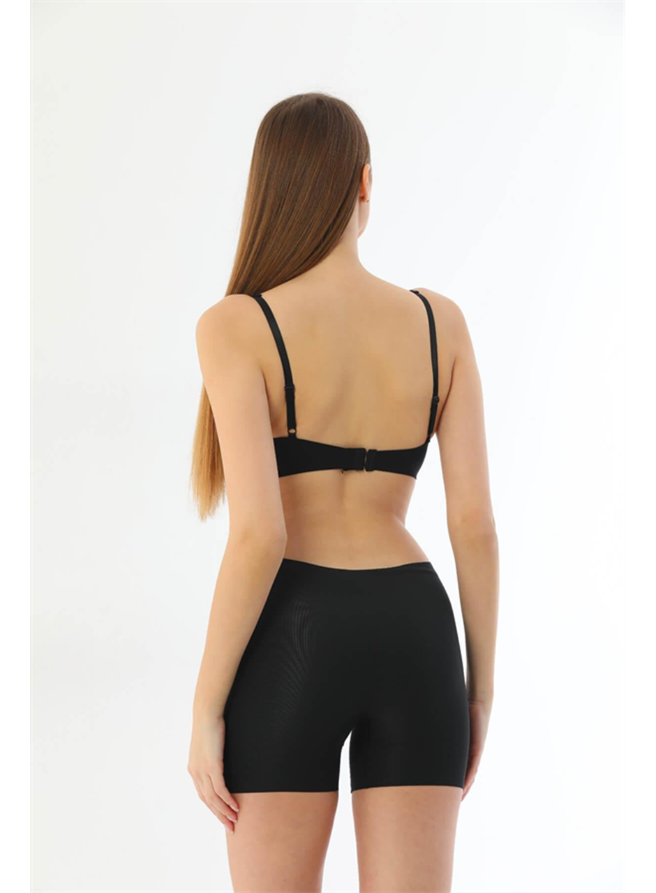 Siyah MI 2703 Lazer Kesim İz Yapmaz Hayalet Boxer