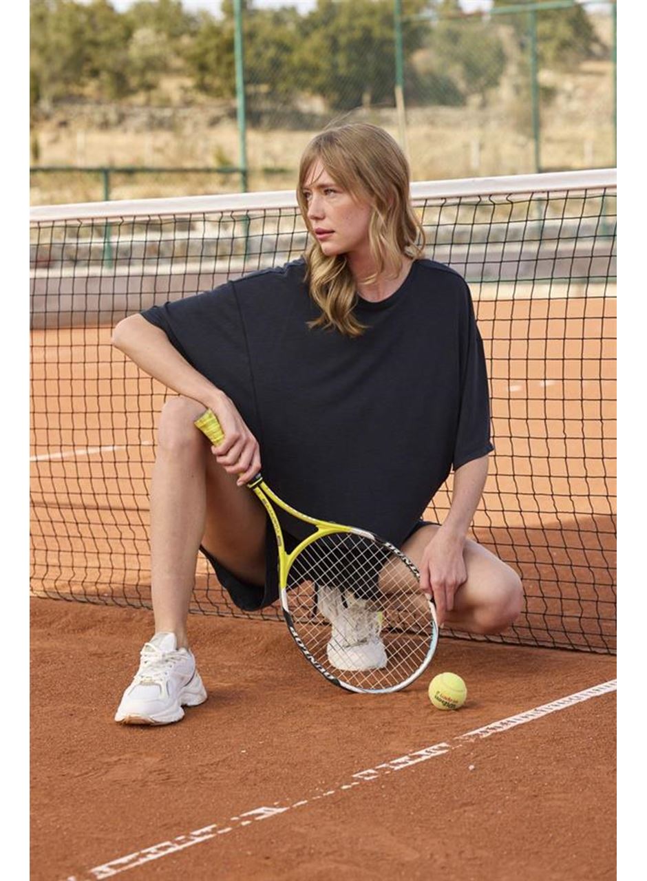 Kısa Kollu Bisiklet Yaka Alt Üst Takım