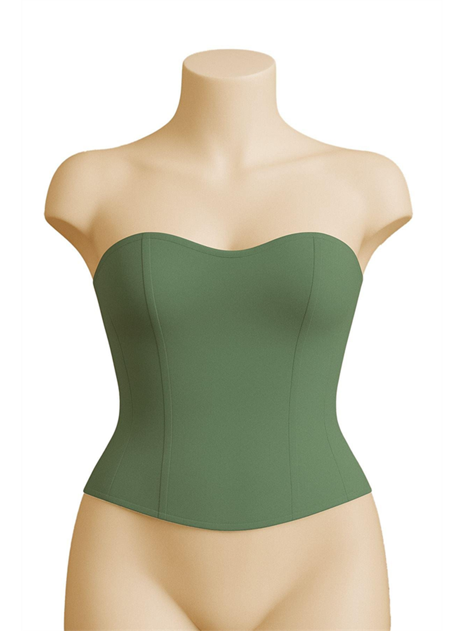 Yeşil MI Emay 9155 Terletici Korse Büstiyer