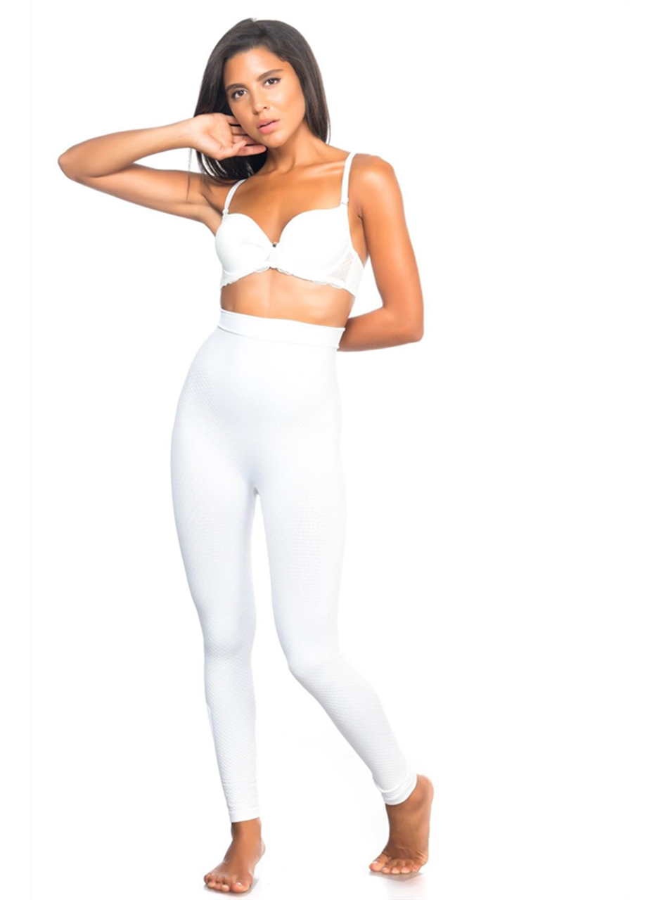 Beyaz MI Emay 2045 Anti Selülit Tayt Korse