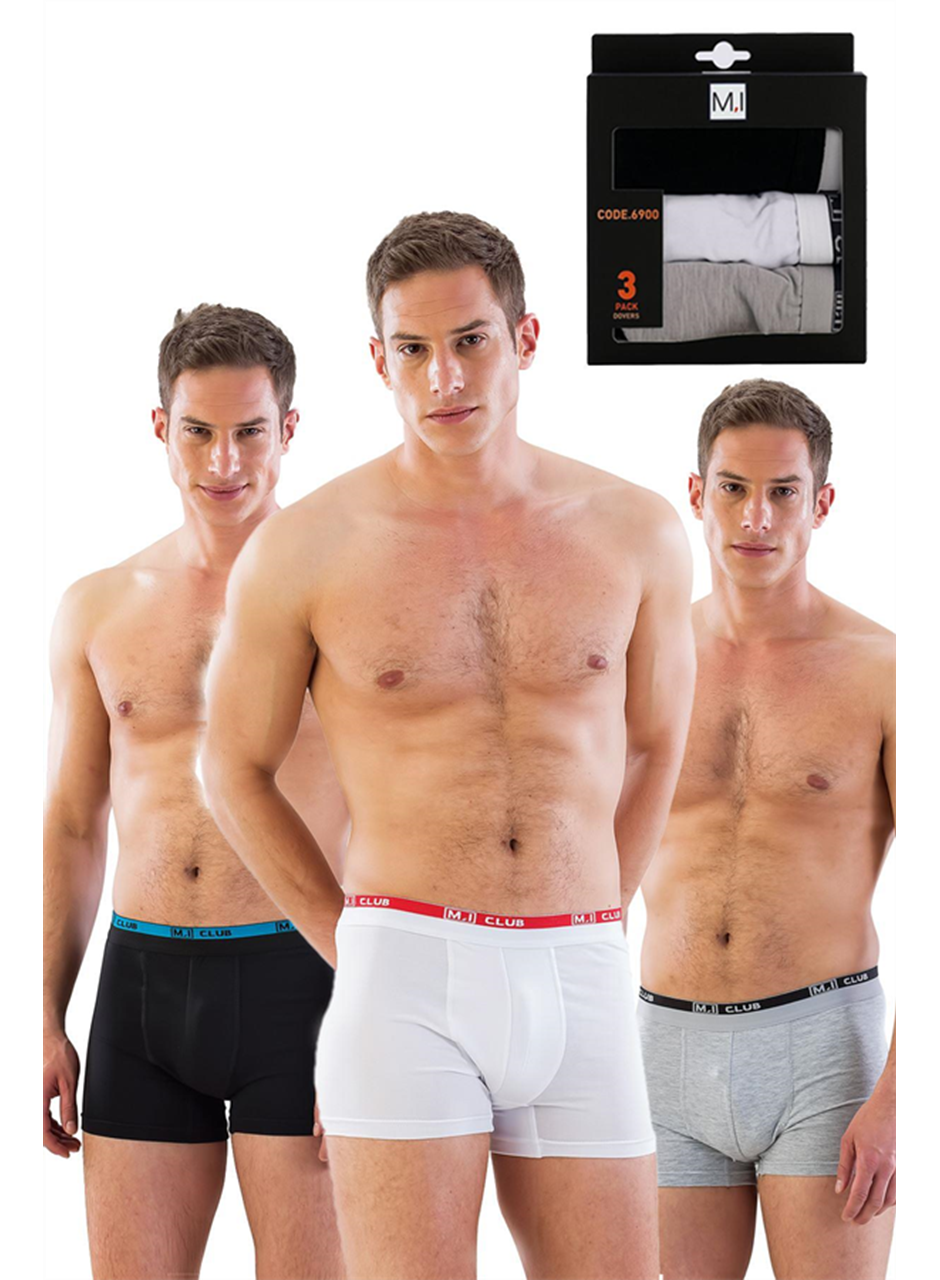 MI Emay 6900 3'lü Erkek Boxer