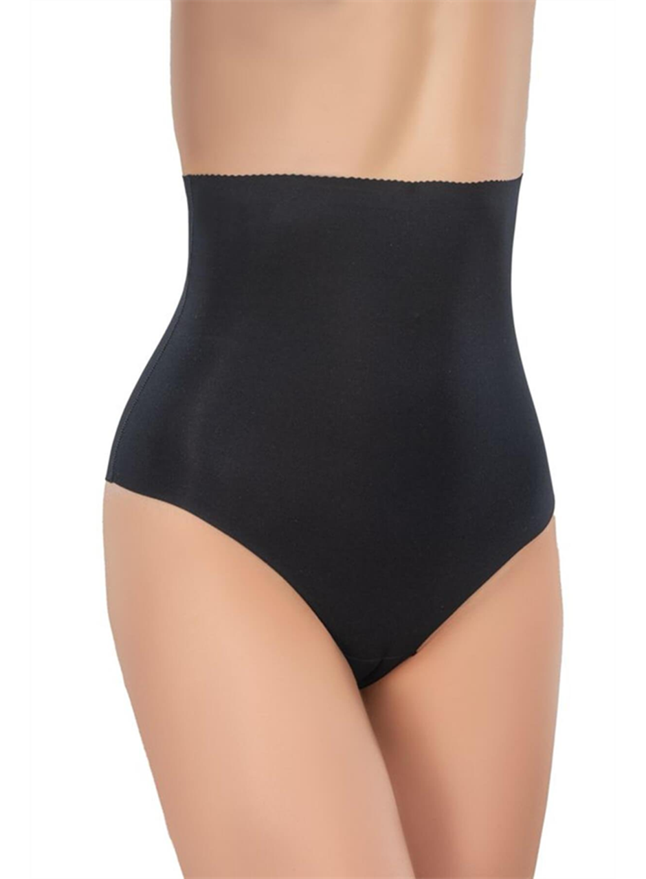 Siyah MI Emay 2720 Lazer Kesim String Hayalet Korse