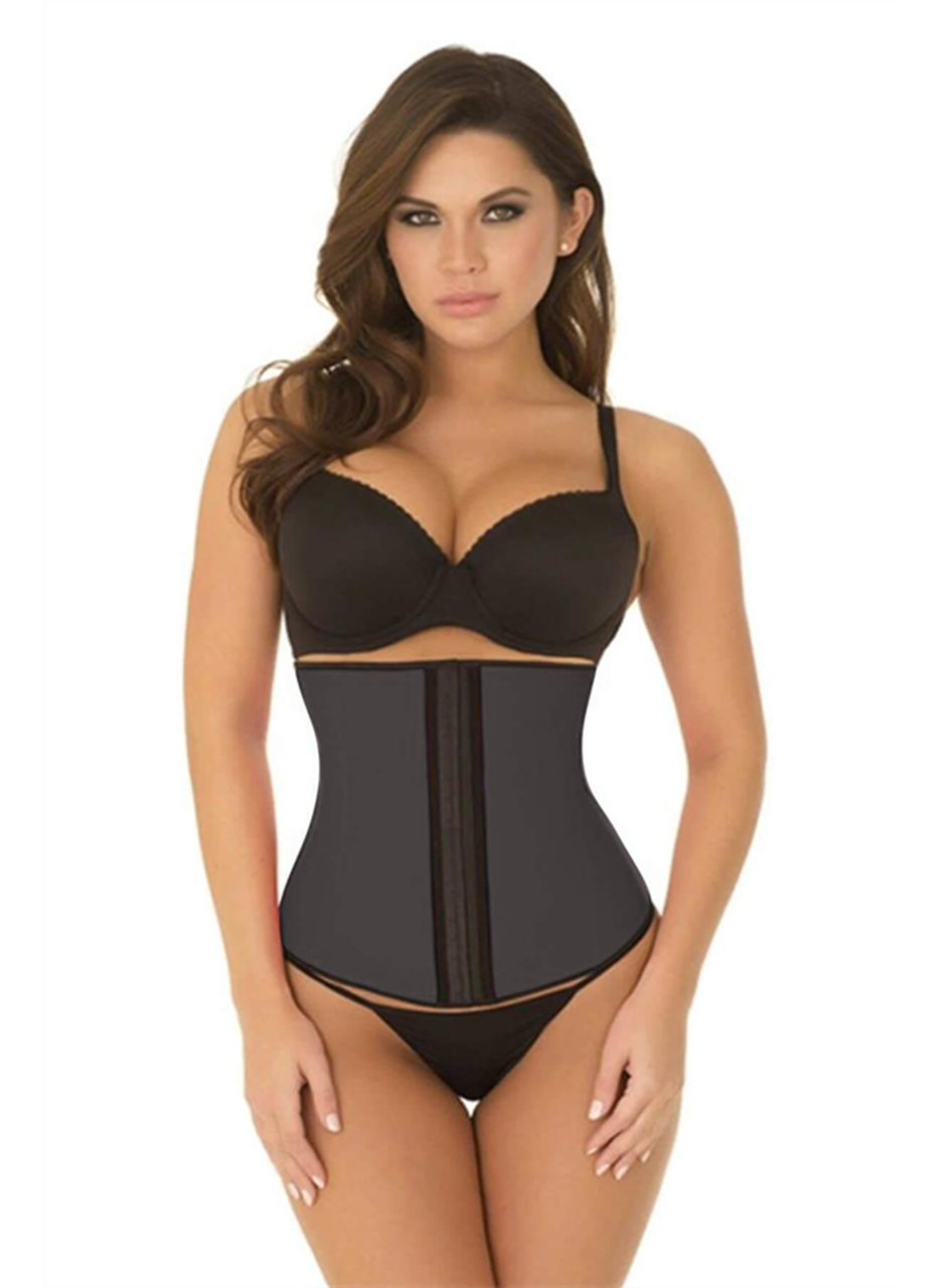 Gri MI 9161 Terletici Agraflı Bel Korse