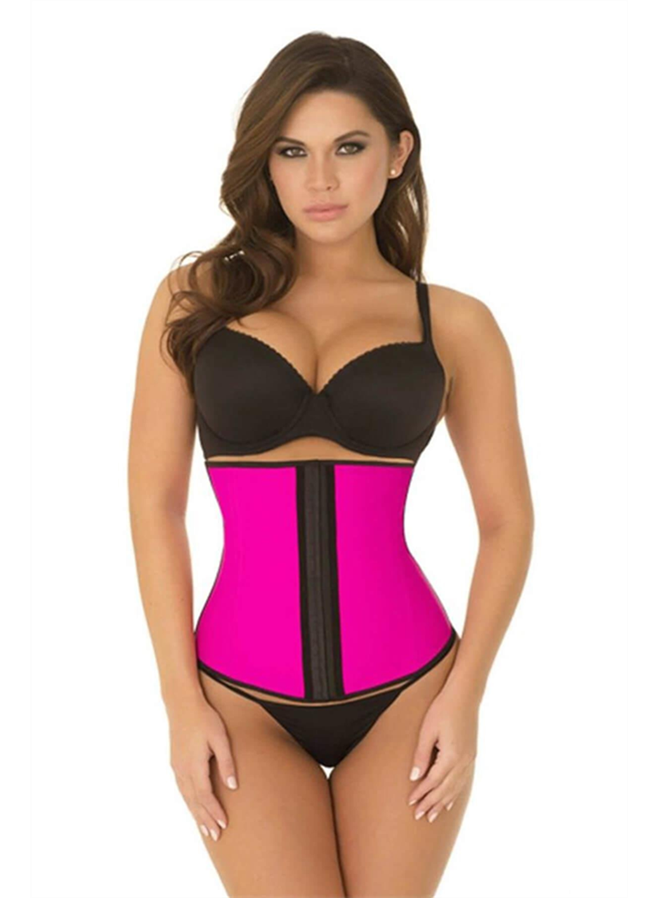 Pembe MI 9161 Terletici Agraflı Bel Korse