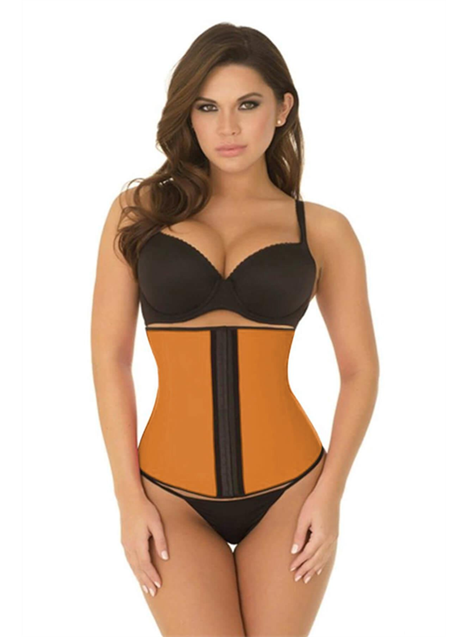 Turuncu MI 9161 Terletici Agraflı Bel Korse