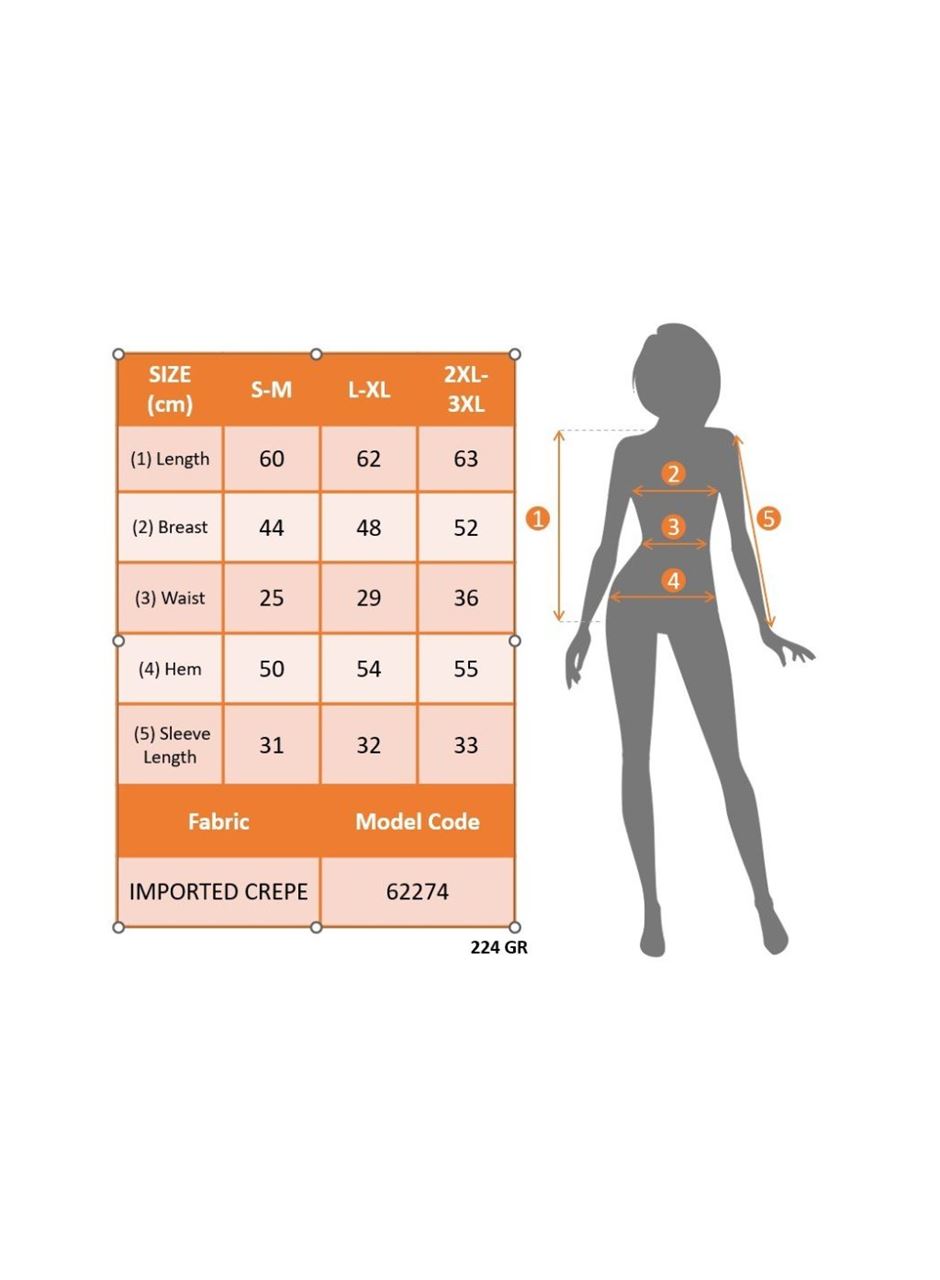 Kadın Kısa Kollu önden Düğmeli Ithal Krep Bluz