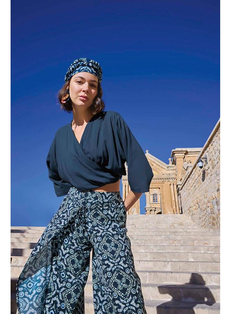 Etnik Desenli Alt Üst Takım