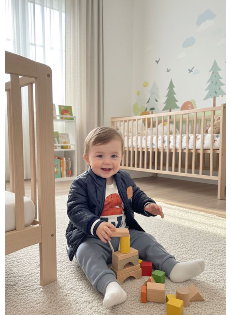 ERKEK BEBEK MONTLU 3LÜ TAKIM