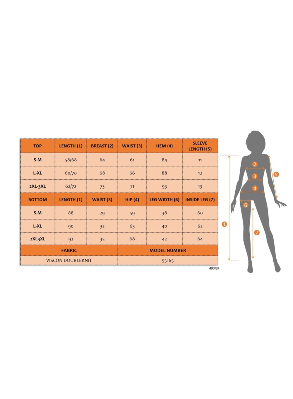 Kadın Kısa Kollu Bisiklet Yaka Viskon Iki Iplik Bluz Ve Pantolon Ikili Takım