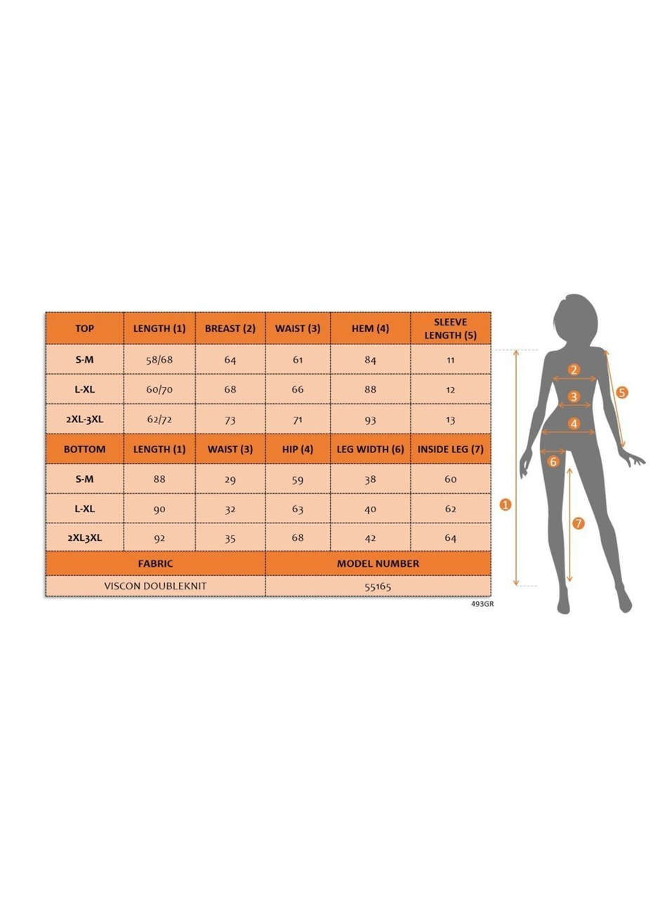 Kadın Kısa Kollu Bisiklet Yaka Viskon Iki Iplik Bluz Ve Pantolon Ikili Takım