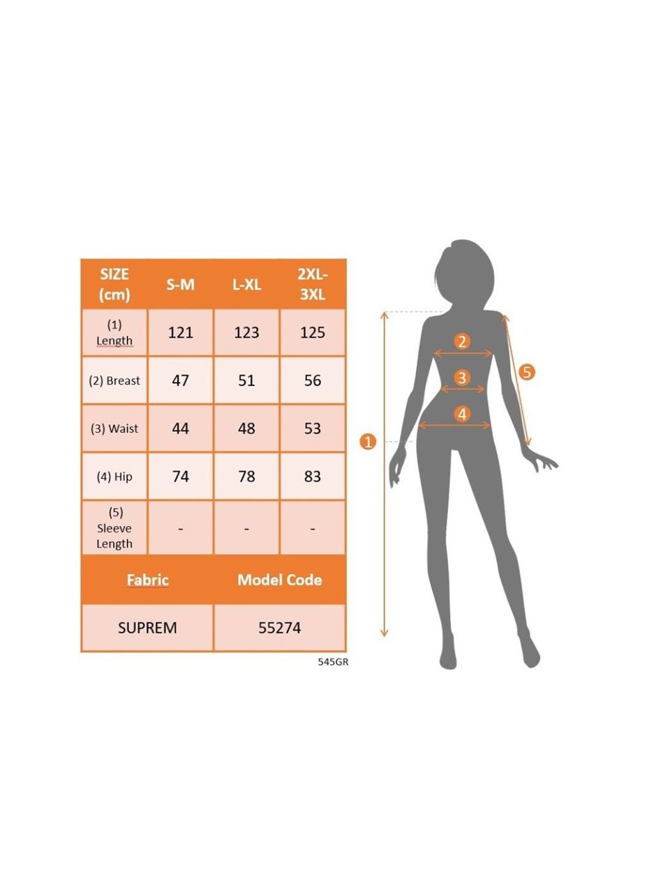 Kadın Askılı Yakası Fırfırlı Bağcıklı Desenli Uzun Süprem Elbise