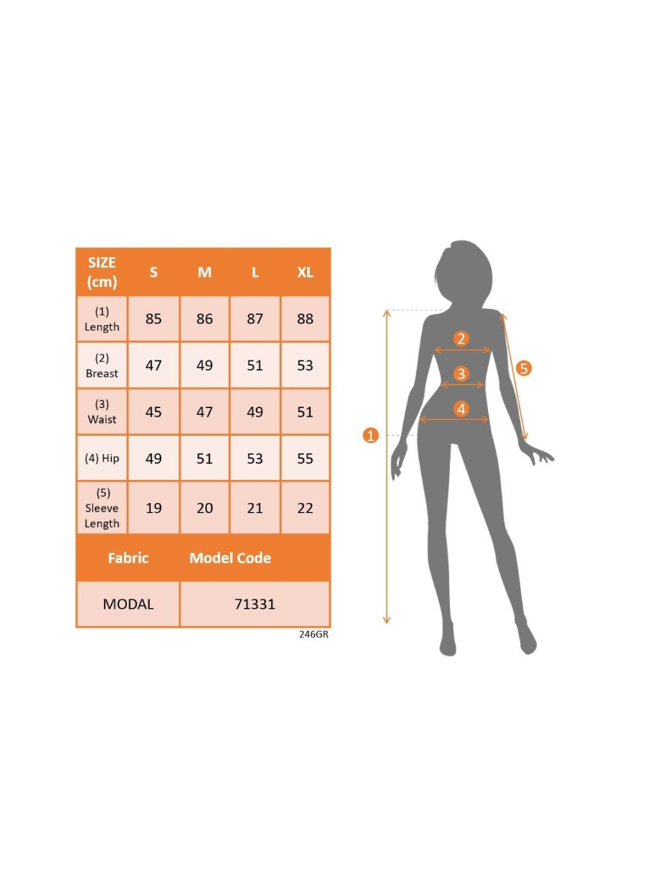 Kadın Kısa Kollu V Yakalı Ribanalı Modal Mini Elbise