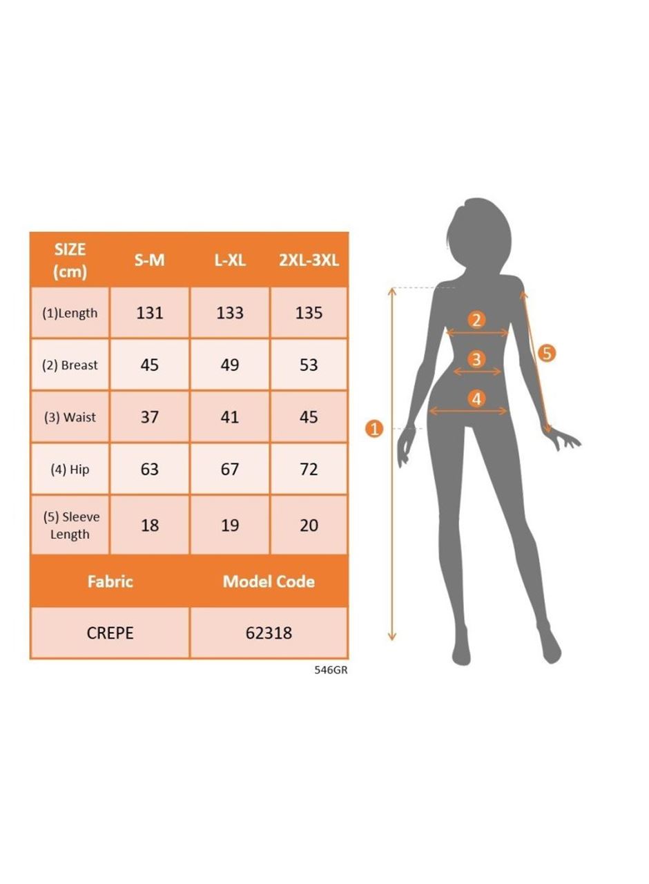 Kadın Kısa Kollu V Yakalı Pileli Uzun Janjan Krep Elbise
