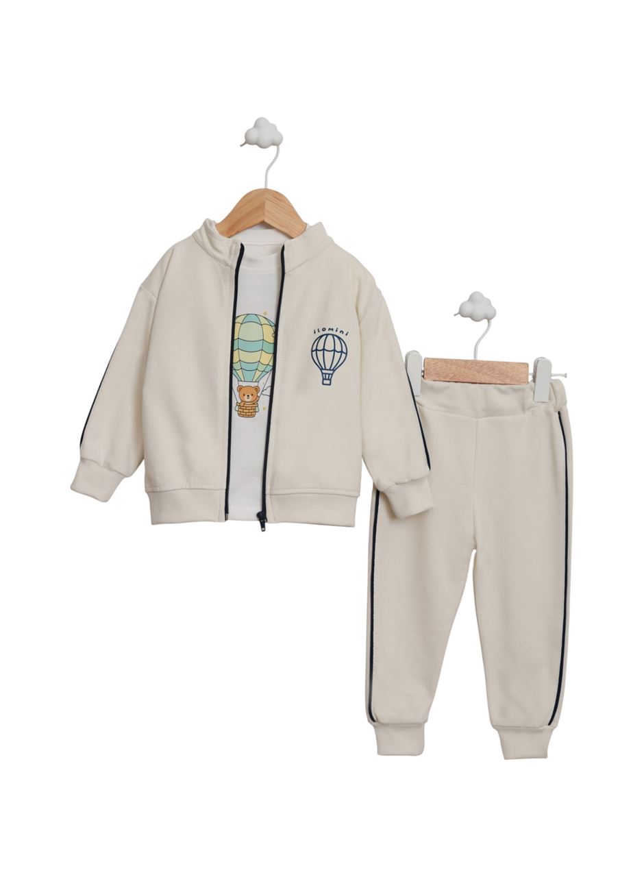 ERKEK BEBEK TAKIM İLOMİNİ EKRU