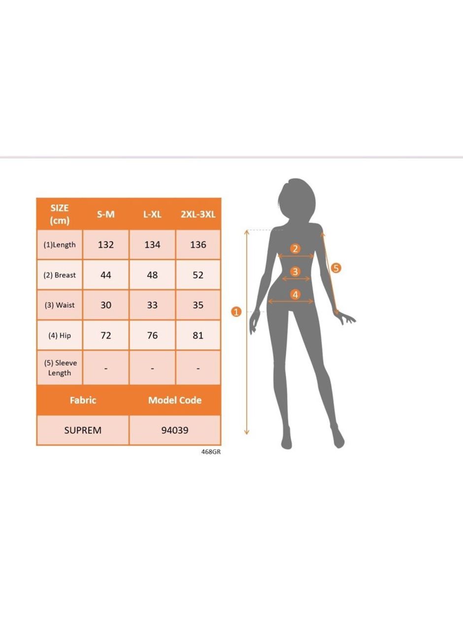 Kadın Askılı Kruvaze Yakalı Uzun Desenli Kemersiz Süprem Elbise
