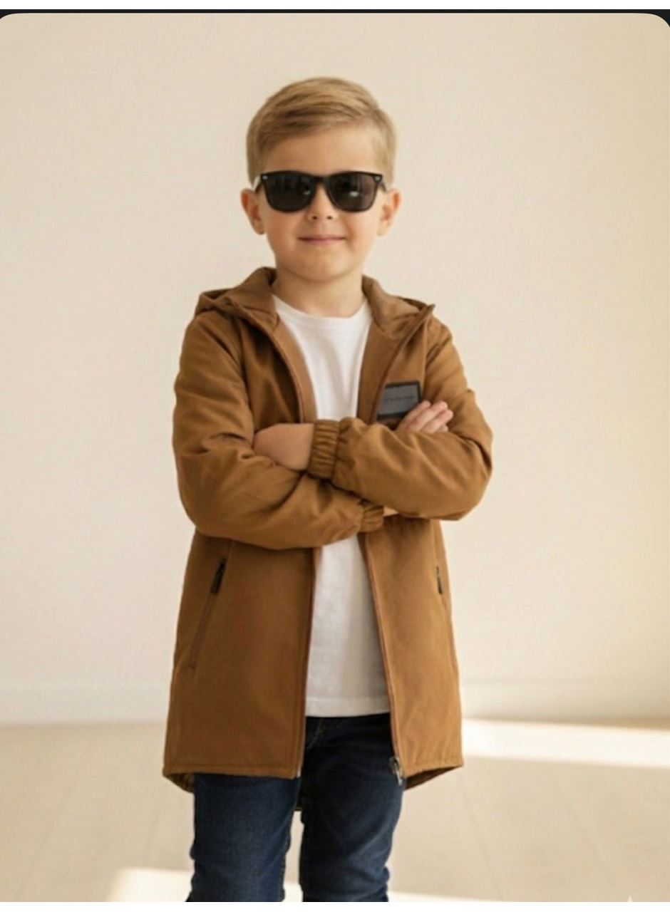 CEPLERİ FERMUARLI ERKEK ÇOCUK YAĞMURLUK